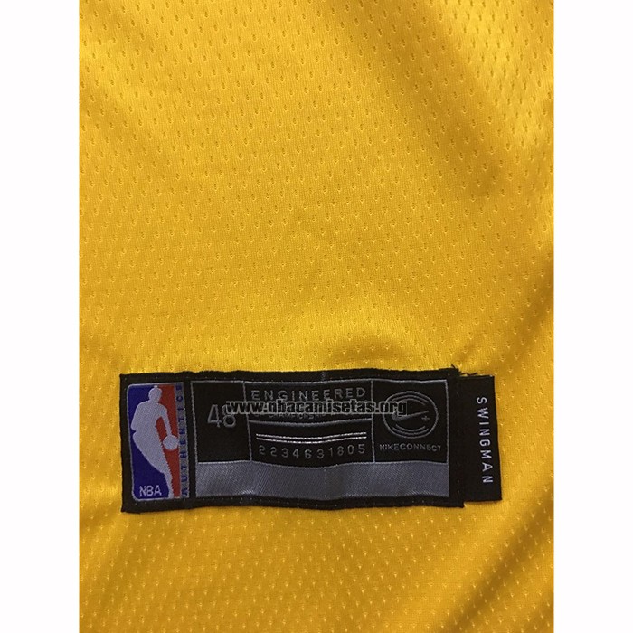 Camiseta Los Angeles Lakers Kobe Bryant NO 24 Icon 2018-19 Amarillo